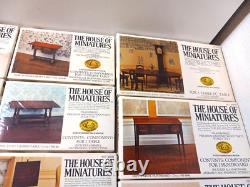 Lot Of 18 X-acto House Of Miniatures Doll House Furniture Kits 8 Sealed (#1)