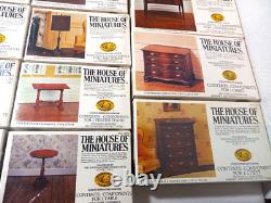 Lot Of 18 X-acto House Of Miniatures Doll House Furniture Kits 8 Sealed (#1)
