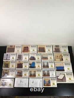 Lot Of 23 The House of Miniatures Chippendale New In Boxes Sealed Vintage READ