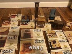 Lot Of 25 Mostly New The House Of Miniatures Dollhouse Furniture Kits Sealed