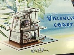 Lot Of 2 Miniature DIY Dollhouse Kit Valencia Coast Beach House & Aegean Sea