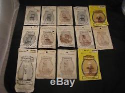 Lot Of 76 Vintage Dollhouse Miniatures Furniture Kits Doll House 1970's