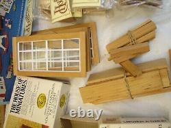 Lot X-ACTO Vintage House Of Miniatures Wood Doll Furniture Kits Windows