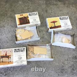 Lot of (10) Vintage The House of Miniatures Dollhouse Furniture Kits