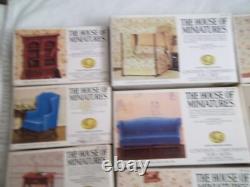 Lot of 11 The House Of Miniatures X-Acto Balsa Wood Kits PLUS 1 Shenandoah Kit