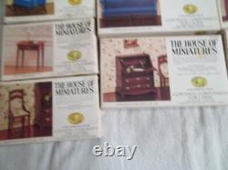 Lot of 11 The House Of Miniatures X-Acto Balsa Wood Kits PLUS 1 Shenandoah Kit