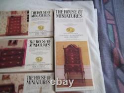 Lot of 11 The House Of Miniatures X-Acto Balsa Wood Kits PLUS 1 Shenandoah Kit