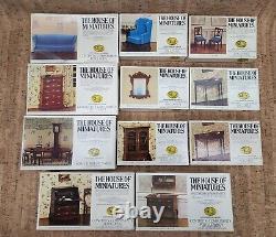 Lot of 11 The House of Miniatures Dollhouse Furniture Kits X-Acto Chippendale