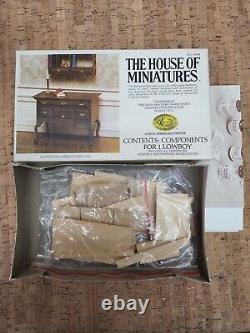 Lot of 11 The House of Miniatures Dollhouse Furniture Kits X-Acto Chippendale