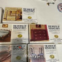 Lot of 14 The House of Miniatures Dollhouse Furniture Kits Vintage X-acto