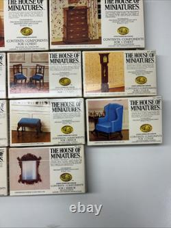 Lot of 16 NEW House of Miniatures Kits 40015 40054 40024 40055 40006 40024 40044