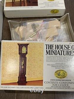 Lot of 20 X-ACTO The House of Miniatures Dollhouse Furniture Model Kits New