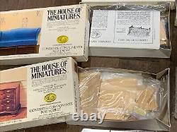 Lot of 20 X-ACTO The House of Miniatures Dollhouse Furniture Model Kits New