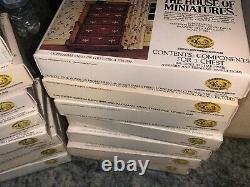Lot of (23) X-ACTO Collectors Series House of Miniatures Furniture Kits New
