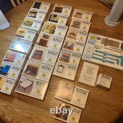 Lot of 26 Vtg X-ACTO The House of Miniatures Dollhouse Furniture Kits Tool Set