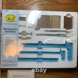 Lot of 26 Vtg X-ACTO The House of Miniatures Dollhouse Furniture Kits Tool Set