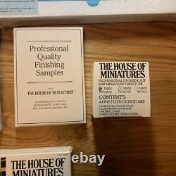 Lot of 26 Vtg X-ACTO The House of Miniatures Dollhouse Furniture Kits Tool Set