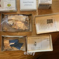 Lot of 26 Vtg X-ACTO The House of Miniatures Dollhouse Furniture Kits Tool Set