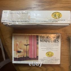 Lot of 26 Vtg X-ACTO The House of Miniatures Dollhouse Furniture Kits Tool Set