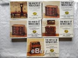 Lot of 41 Kits + Extras THE HOUSE OF MINIATURES X-ACTO New, Sealed, Rare