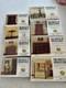 Lot of 8 The House of Miniatures Dollhouse Furniture Kits Bed Dining Room
