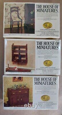 Lot of X-Acto The House of Miniatures Doll Furniture 15 Sealed Kits PLUS MORE