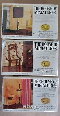 Lot of X-Acto The House of Miniatures Doll Furniture 15 Sealed Kits PLUS MORE