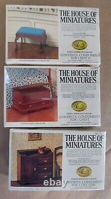 Lot of X-Acto The House of Miniatures Doll Furniture 15 Sealed Kits PLUS MORE