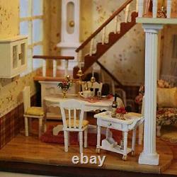 MAGQOO 3D Wooden DIY Miniature Dollhouse Kit DIY House Kit Miniature House Ki
