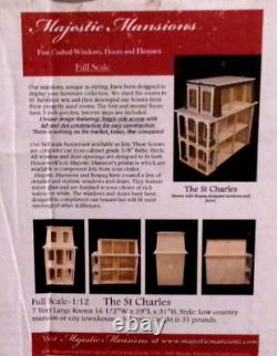 MAJISTIC MANSIONS THE ST. CHARLES DOLL HOUSE KIT 1 Scale MINT