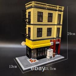 MOC Spider-Man Modular Building Set 76311 Upgrade Deli Apartment Blocks 1211pcs