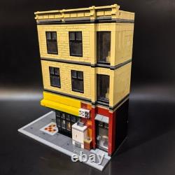 MOC Spider-Man Modular Building Set 76311 Upgrade Deli Apartment Blocks 1211pcs