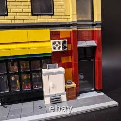 MOC Spider-Man Modular Building Set 76311 Upgrade Deli Apartment Blocks 1211pcs