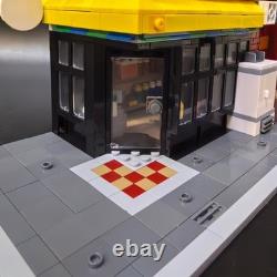 MOC Spider-Man Modular Building Set 76311 Upgrade Deli Apartment Blocks 1211pcs