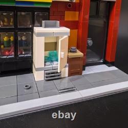 MOC Spider-Man Modular Building Set 76311 Upgrade Deli Apartment Blocks 1211pcs