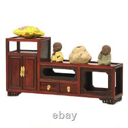 Mahogany carving crafts TV cabinet miniature ornaments antique model