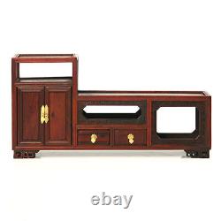 Mahogany carving crafts TV cabinet miniature ornaments antique model