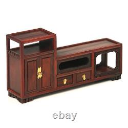 Mahogany carving crafts TV cabinet miniature ornaments antique model