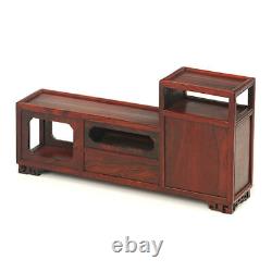 Mahogany carving crafts TV cabinet miniature ornaments antique model