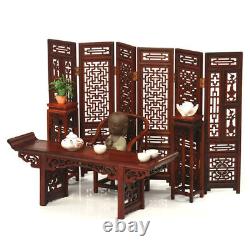 Mahogany carving miniature screen antique furniture living room ornaments