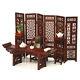 Mahogany carving miniature screen antique furniture living room ornaments new