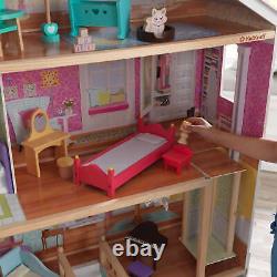 Majestic Mansion Wooden Dollhouse with 34 Accessories 3 to 8 years FREE SHIPPING