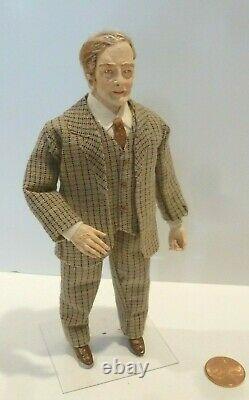 Marsha Backstrom Miniature Older Gentleman Doll Kit Finished By Nancy Wantiez