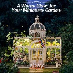 Master-Level Botanical Conservatory Kit with LED Light Elegant Home Display