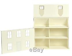 Melody Jane Dolls House 124 Kit Ready to Assemble Unpainted Flat Pack Cottage