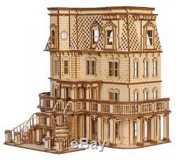 Melody Jane Dolls House Hegeler Carus Mansion 148 Scale Laser Cut Flat Pack Kit