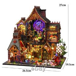 Mini Doll House 3D Puzzle Assembly Building Model Toys Home Bedroom Decoration w