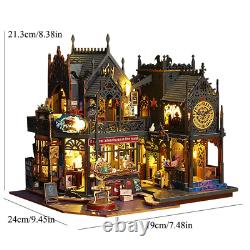 Mini Doll House 3D Puzzle Assembly Building Model Toys Home Bedroom Decoration w