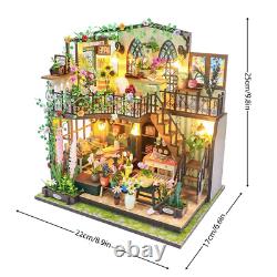 Mini Doll House 3D Puzzle Assembly Building Model Toys Home Bedroom Decoration w