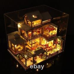 Mini Dollhouse Kit Janpaneses Style Retro DIY Handmade Room Box Miniature